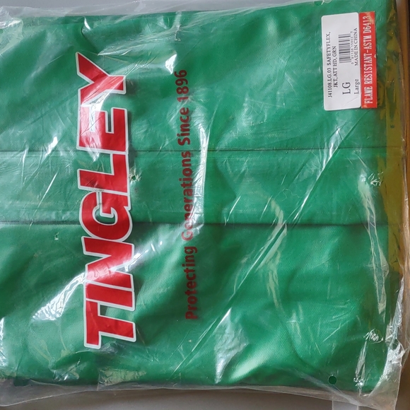 Tingley | Safetyflex Jacket Green Size Large Flame Resistant ASTM J41108 NWT - Picture 5 of 7